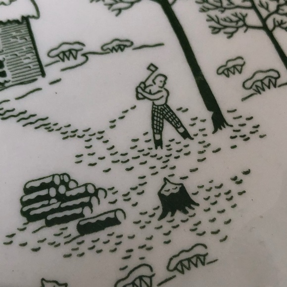 50’s Winter Landscape Pie Pan - Picture 6 of 15